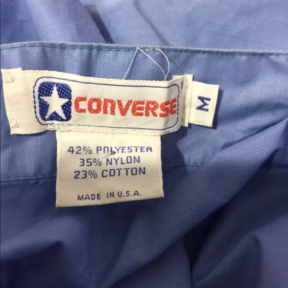 🍑 Vintage Converse Jacket Windbreaker Spellout Retro - Picture 5 of 7